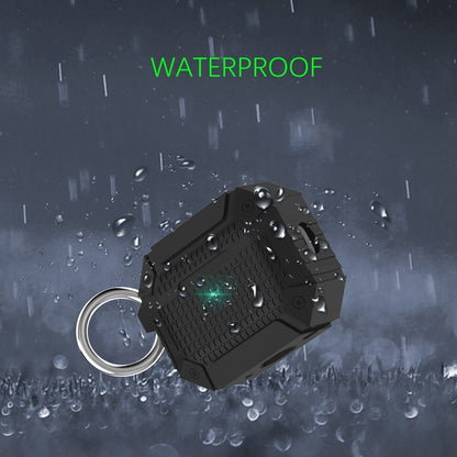 For AirPods 4 Wireless Earphones Shockproof Armor Protective Case(Grey) by buy2fix