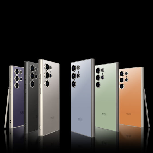 For Samsung Galaxy S24 Ultra 5G GKK AG Craft Skin Feel Full Coverage Phone Case(Orange) by GKK