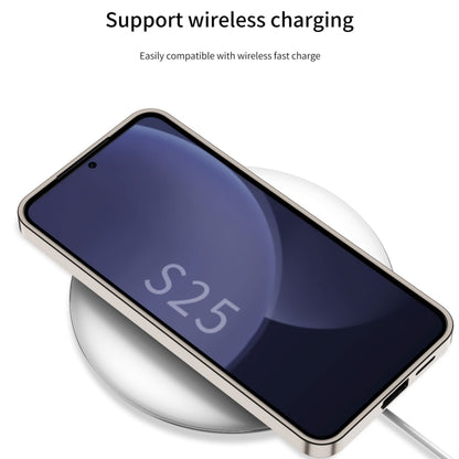 For Samsung Galaxy S25+ 5G GKK Rotor Bracket Recessed Card Bag Full Coverage Phone Case(Carbon Fibre Texture) by GKK