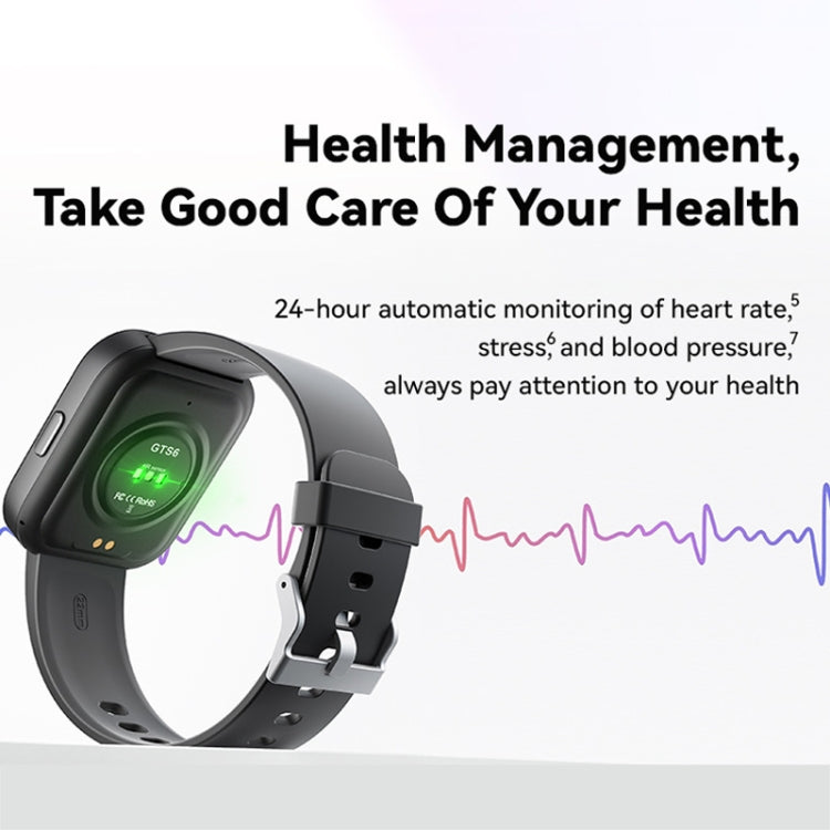 GTS6 1.69 inch Runmefit Pressure MET BT Call Smart Watch, Heart Rate / Blood Pressure / Body Temperature(Pink) by buy2fix