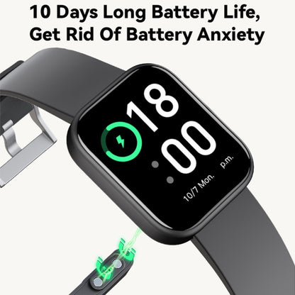 GTS6 1.69 inch Runmefit Pressure MET BT Call Smart Watch, Heart Rate / Blood Pressure / Body Temperature(Grey White) by buy2fix