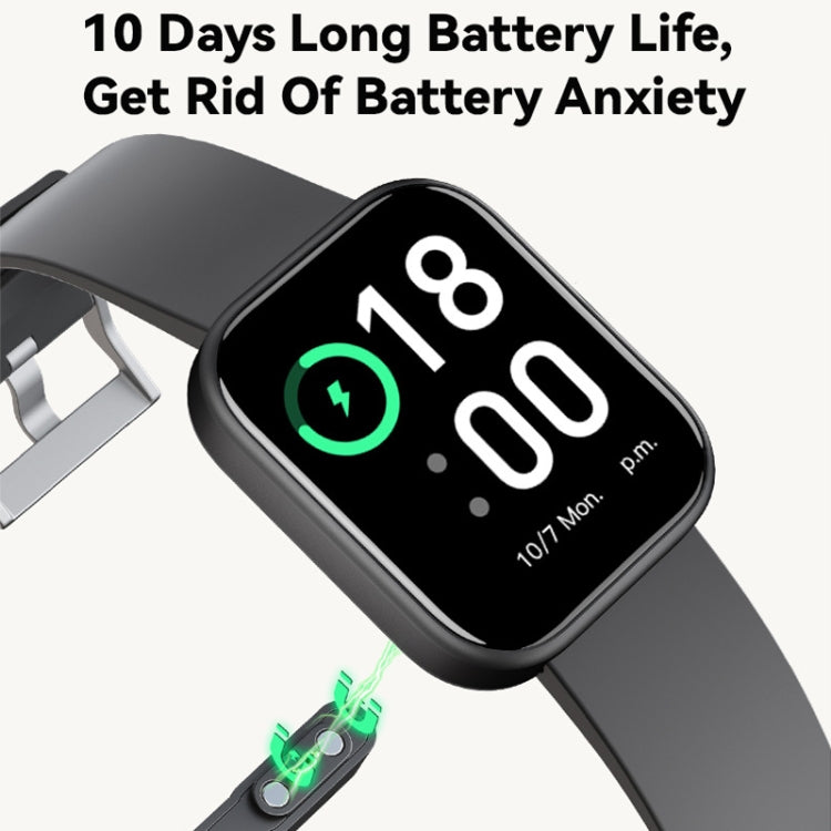 GTS6 1.69 inch Runmefit Pressure MET BT Call Smart Watch, Heart Rate / Blood Pressure / Body Temperature(Black) by buy2fix