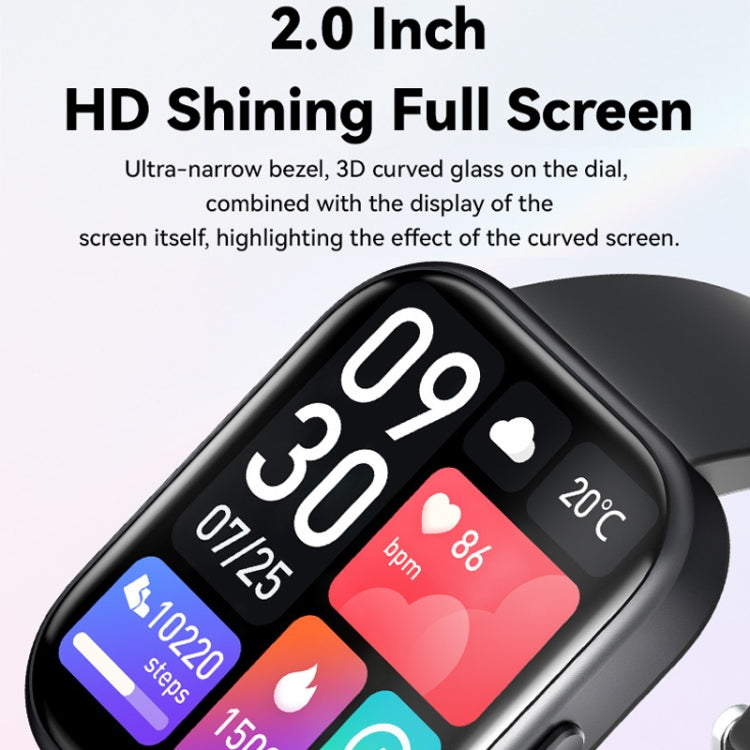 GTS6 1.69 inch Runmefit Pressure MET BT Call Smart Watch, Heart Rate / Blood Pressure / Body Temperature(Black) by buy2fix