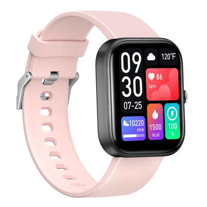 GTS5 2.0 inch Fitness Health Smart Watch, BT Call / Heart Rate / Blood Pressure / MET / Blood Glucose(Pink) by buy2fix