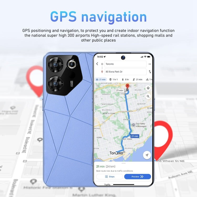 C20 Pro 5G / U32, 3GB+32GB, 6.528 inch Face Identification Android 10.0 MTK6737 Quad Core, Network: 4G, OTG, Dual SIM(Blue) by buy2fix