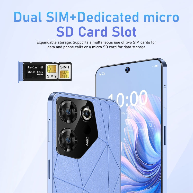 C20 Pro 5G / U32, 3GB+32GB, 6.528 inch Face Identification Android 10.0 MTK6737 Quad Core, Network: 4G, OTG, Dual SIM(Blue) by buy2fix