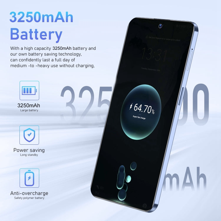 C20 Pro 5G / U32, 3GB+32GB, 6.528 inch Face Identification Android 10.0 MTK6737 Quad Core, Network: 4G, OTG, Dual SIM(Blue) by buy2fix