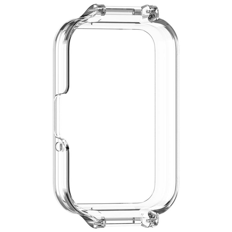 For Samsung Galaxy Fit 3 12mm Half Coverage Hollowed PC Watch Protective Case(Transparent White) - Watch Cases by buy2fix | Online Shopping UK | buy2fix