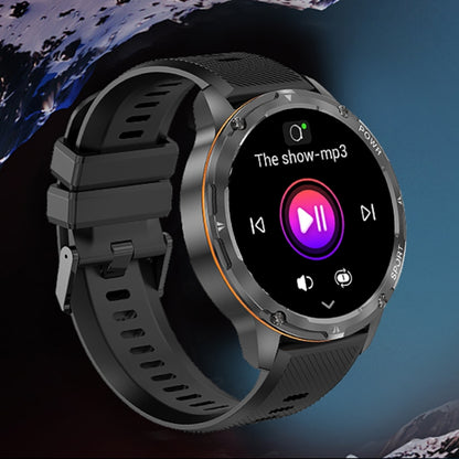 LEMFO AK59 1.43 inch AMLOED Round Screen Silicone Strap Smart Watch(Black) - Smart Watches by LEMFO | Online Shopping UK | buy2fix