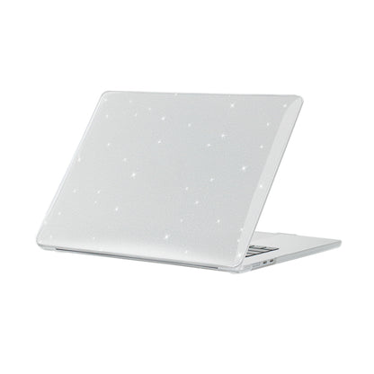 For MacBook Air 15.3 2024  A2941 (M2)/A3114 (M3) Gypsophila Laptop Protective Case(White) - MacBook Air Cases by buy2fix | Online Shopping UK | buy2fix