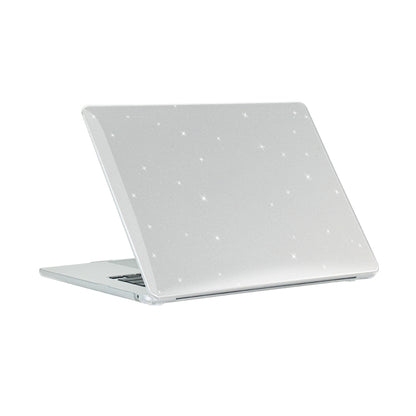 For MacBook Air 15.3 2024  A2941 (M2)/A3114 (M3) Gypsophila Laptop Protective Case(White) - MacBook Air Cases by buy2fix | Online Shopping UK | buy2fix