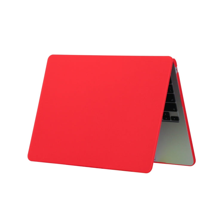 For MacBook Air 15.3 2024 A2941 (M2)/A3114 (M3) Laptop Matte Style Protective Case(Red) - MacBook Air Cases by buy2fix | Online Shopping UK | buy2fix