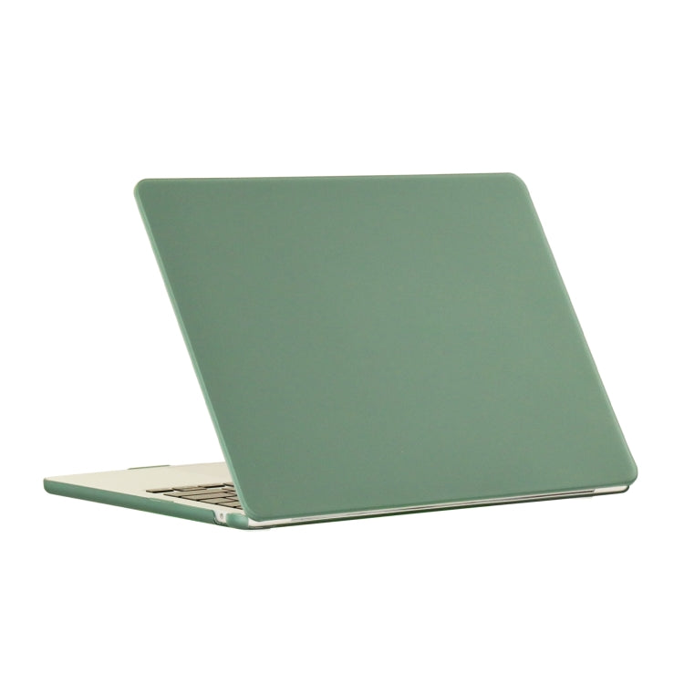 For MacBook Air 15.3 2024 A2941 (M2)/A3114 (M3) Laptop Matte Style Protective Case(Dark Green) - MacBook Air Cases by buy2fix | Online Shopping UK | buy2fix