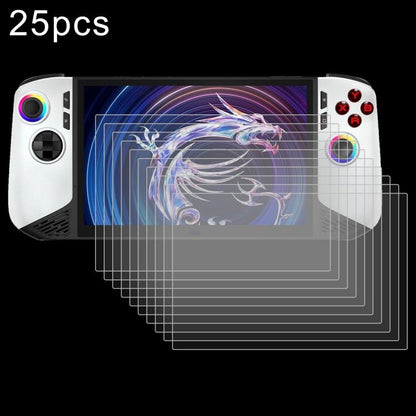 For MSI Claw 8 AI+ 25pcs 9H 0.3mm Explosion-proof Tempered Glass Film - Cover Case by buy2fix | Online Shopping UK | buy2fix