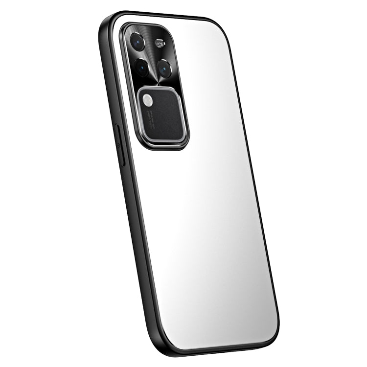 For vivo S18 Pro R-JUST RJ-61 Electroplating Frosted TPU + PC Phone Case(Silver) by R-JUST
