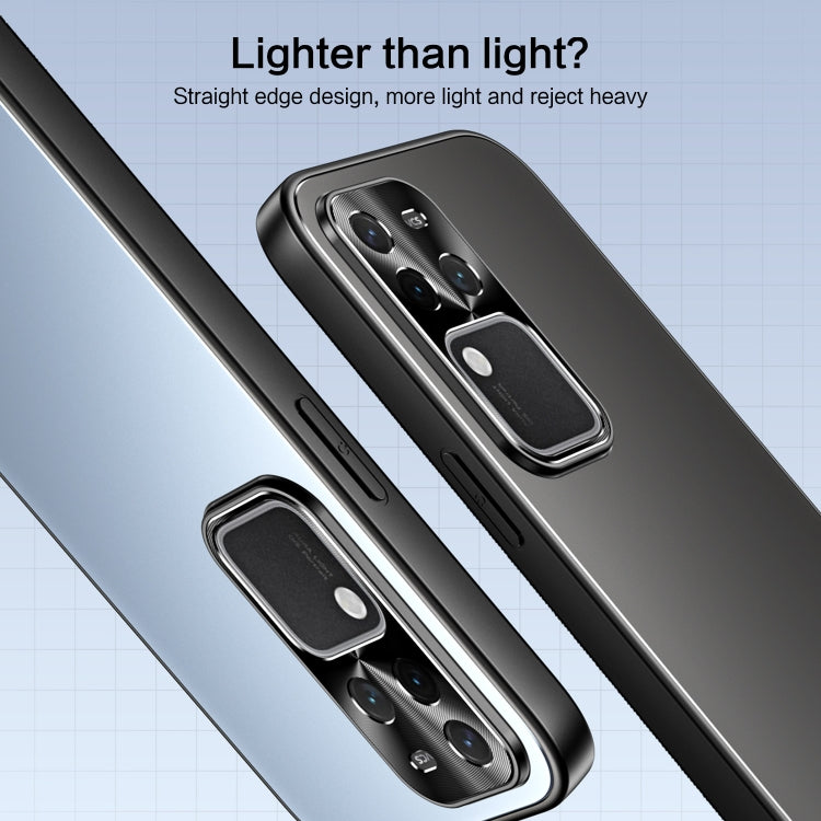 For vivo S18 Pro R-JUST RJ-61 Electroplating Frosted TPU + PC Phone Case(Silver) by R-JUST