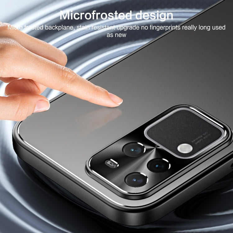 For vivo S18 Pro R-JUST RJ-61 Electroplating Frosted TPU + PC Phone Case(Silver) by R-JUST