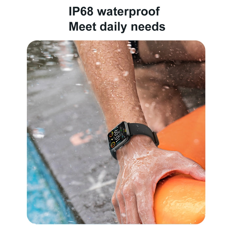 HD12 1.75 inch IP68 Waterproof Smart Watch, Support Blood Oxygen Monitoring(Purple) by buy2fix
