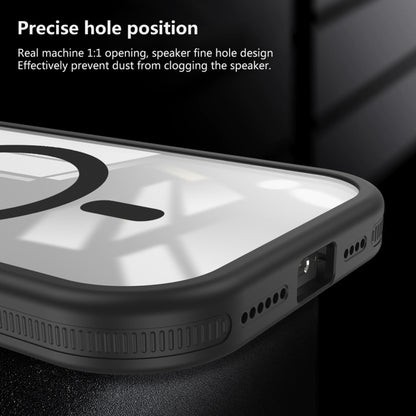 For iPhone 13 Pro Round Camshield MagSafe TPU Hybrid PC Phone Case(Purple) by buy2fix