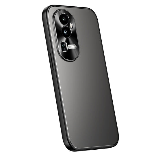 For OPPO Reno10 / Reno10 Pro Global R-JUST RJ-61 Electroplating Frosted TPU + PC Phone Case(Grey)