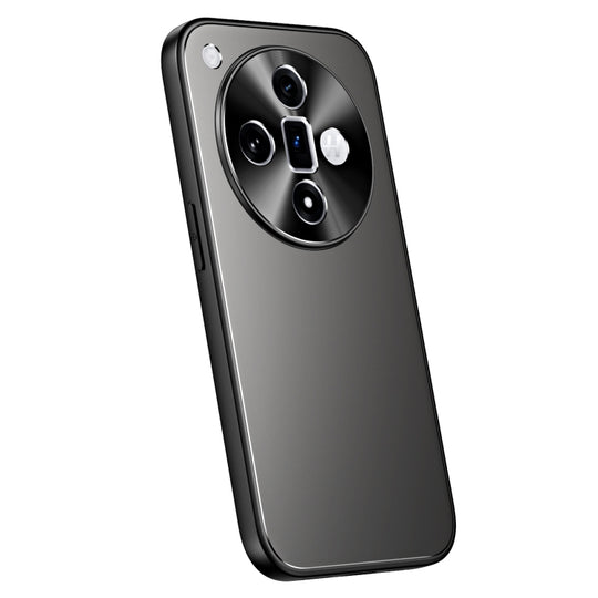 For OPPO Find X7 R-JUST RJ-61 Electroplating Frosted TPU + PC Phone Case(Grey)