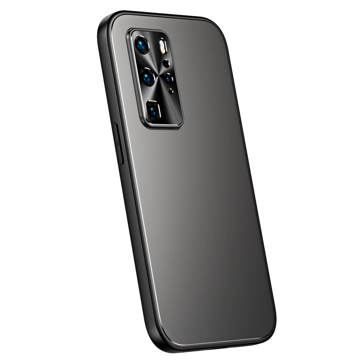 For Huawei P40 Pro R-JUST RJ-61 Electroplating Frosted TPU + PC Phone Case(Grey) - Huawei Cases by R-JUST | Online Shopping UK | buy2fix