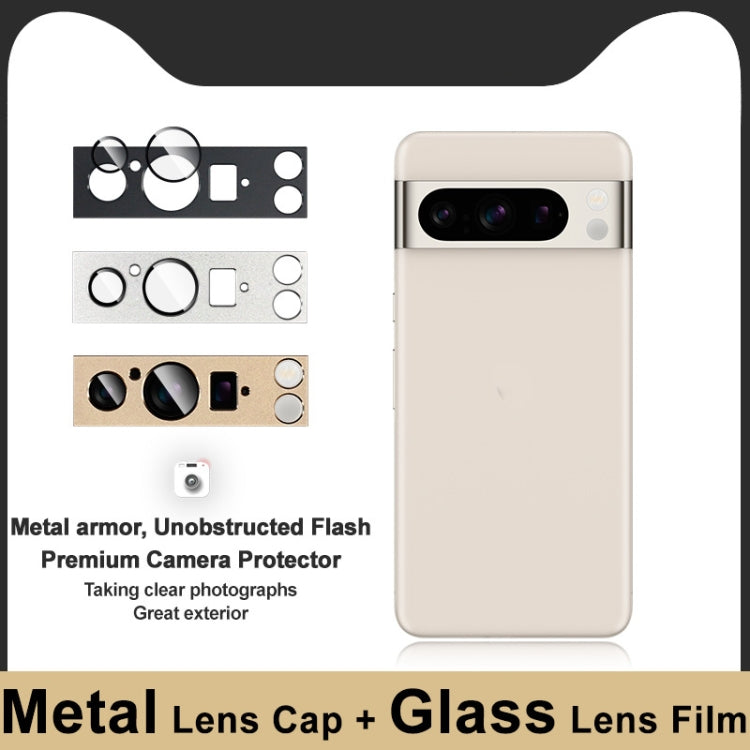 For Google Pixel 8 Pro IMAK Metal Armor Premium Camera Protector Film(Gold) - Other by imak | Online Shopping UK | buy2fix