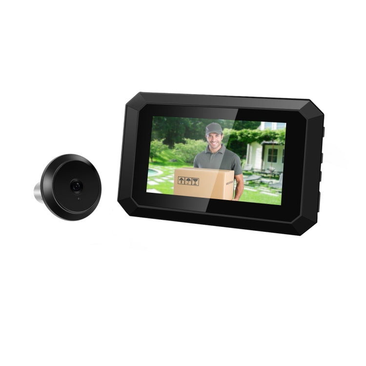 ESCAM C23 3.97 inch 1080p Smart Digital Door Concealed Viewer Wide Angle With Night Vision(Black) - Video DoorBell by ESCAM | Online Shopping UK | buy2fix