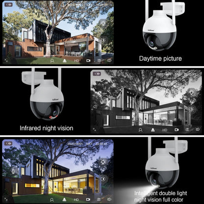 SriHome SH045 2MP DC12V IP66 Waterproof AI Auto Tracking Night Vision WiFi HD Camera(AU Plug) - Wireless Camera by SriHome | Online Shopping UK | buy2fix