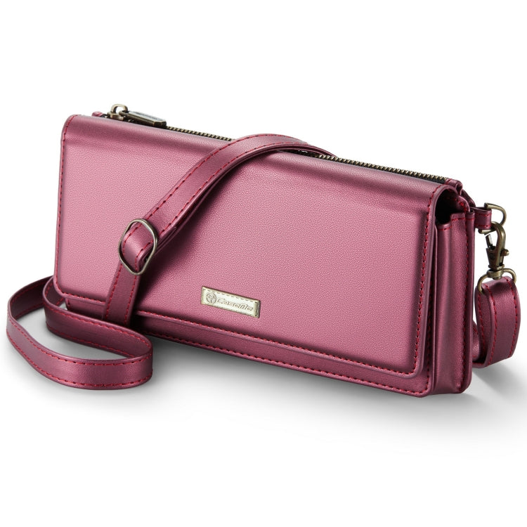 CaseMe Me30 Multi Functional Diagonal Cross Bag Phone Case(Red) by CaseMe