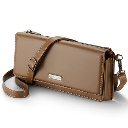 CaseMe Me30 Multi Functional Diagonal Cross Bag Phone Case(Brown) by CaseMe
