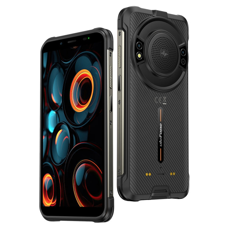 [HK Warehouse] Ulefone Power Armor 16S Rugged Phone, 8GB+128GB, 9600mAh Battery, Side Fingerprint, 5.93 inch Android 13 Unisoc T616 Octa Core up to 2.0GHz, Network: 4G, NFC, OTG(Black) - Ulefone by Ulefone | Online Shopping UK | buy2fix