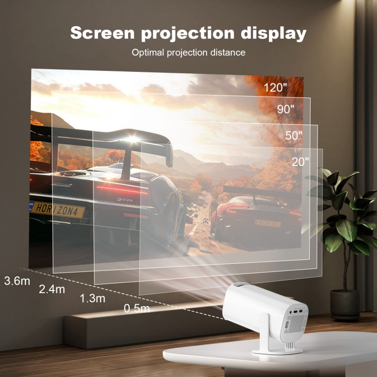 GXMO P30 Android 11 OS HD Portable WiFi Projector, Plug Type:AU Plug(White) - Mini Projector by GXMO | Online Shopping UK | buy2fix