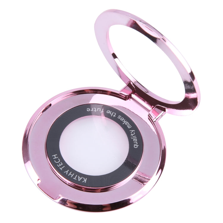 Ultra-thin Fold Plastics Phone Holder(Pink) - Ring Holder by buy2fix | Online Shopping UK | buy2fix