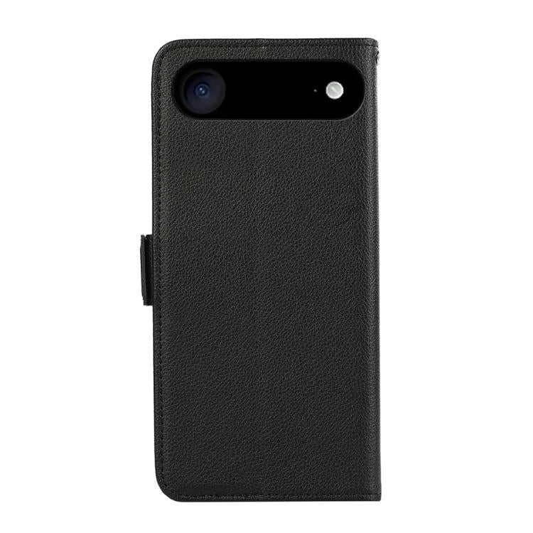 For iPhone 17 Air ABEEL Side-Magnetic Litchi Pattern Leather RFID Phone Case(Black) - iPhone 17 Air Cases by buy2fix | Online Shopping UK | buy2fix
