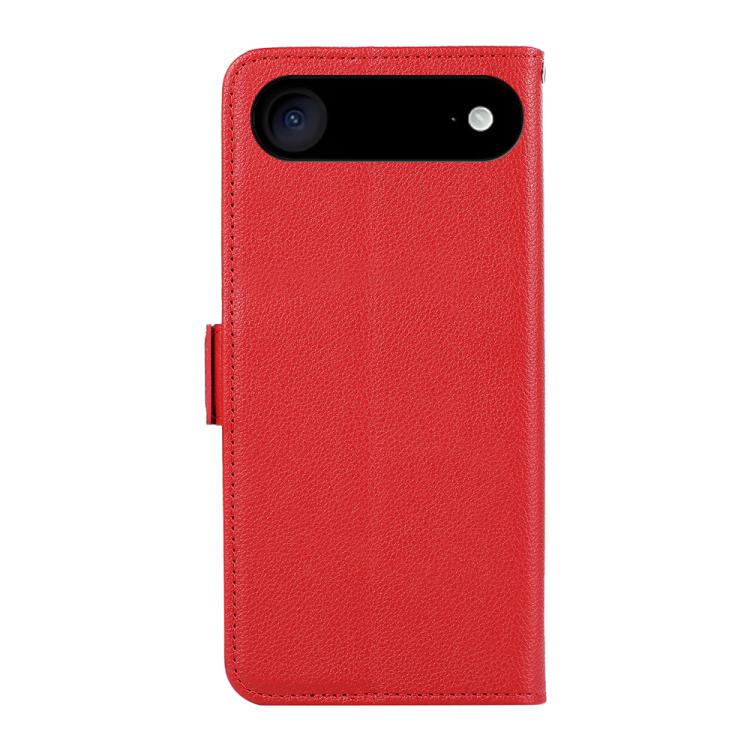 For iPhone 17 Air ABEEL Side-Magnetic Litchi Pattern Leather RFID Phone Case(Red) - iPhone 17 Air Cases by buy2fix | Online Shopping UK | buy2fix