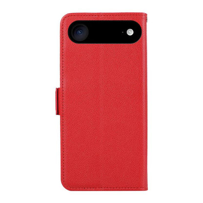 For iPhone 17 Air ABEEL Side-Magnetic Litchi Pattern Leather RFID Phone Case(Red) - iPhone 17 Air Cases by buy2fix | Online Shopping UK | buy2fix