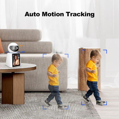 Srihome SH053 4MP 2.8 inch IPS Screen Smart Video Calling IP Camera Baby Monitor(US Plug) by SriHome