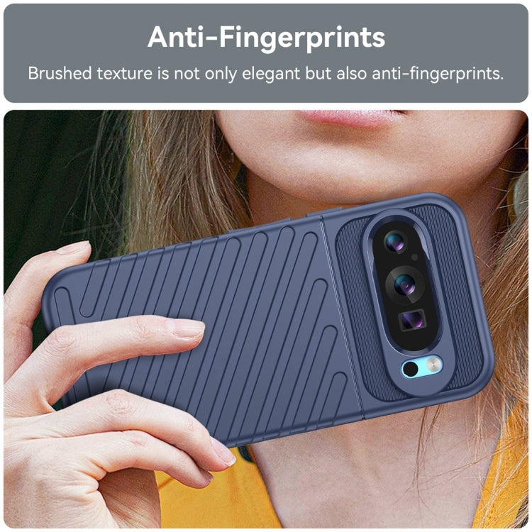 For Google Pixel 9 Thunderbolt Shockproof TPU Phone Case(Blue) by buy2fix