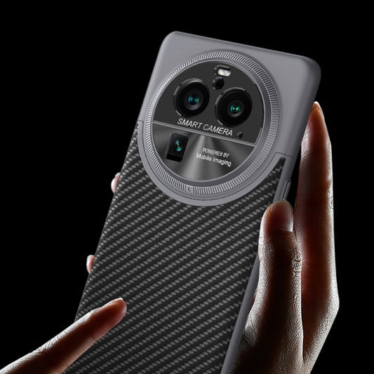 For OPPO Find X6 Pro GKK Mortise-Tenon Connection Contrast Color Leather Shockproof Phone Case(Blue) by GKK