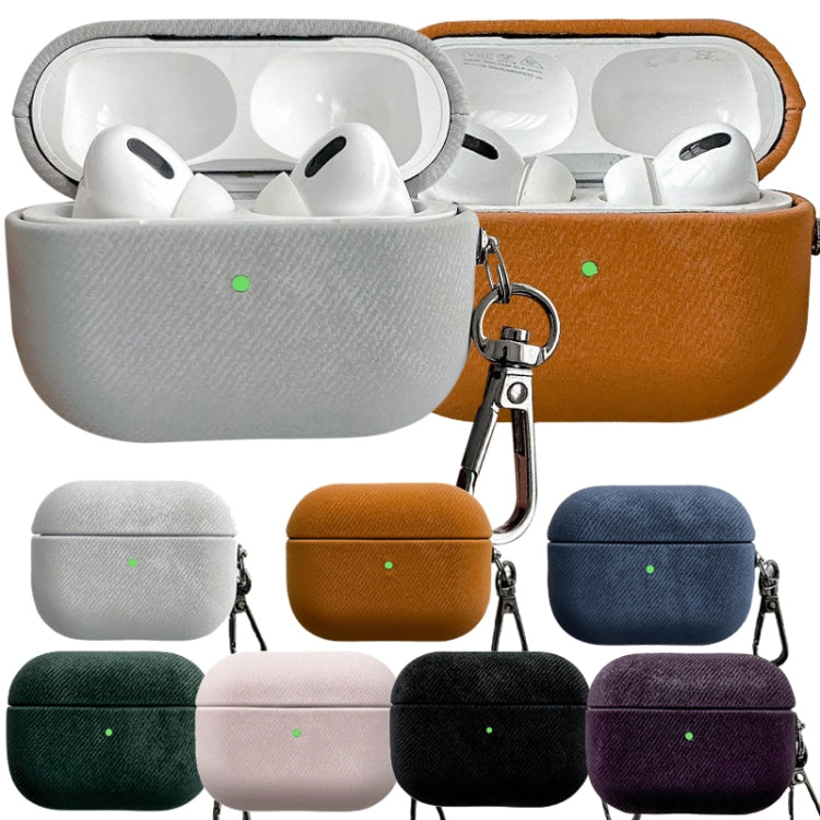 For AirPods Pro Suede Earphone Protective Case(White) - For AirPods Pro by buy2fix | Online Shopping UK | buy2fix