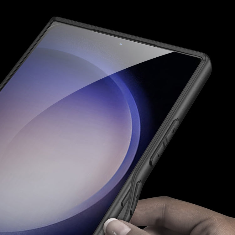 For Samsung Galaxy S23 Ultra 5G GKK AG Craft Skin Feel Full Coverage Phone Case(Grey) by GKK