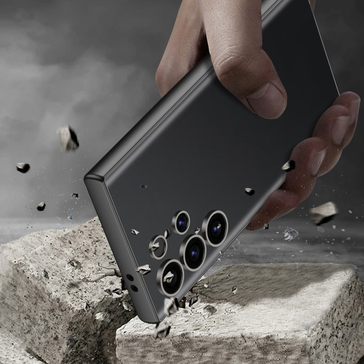 For Samsung Galaxy S23 Ultra 5G GKK AG Craft Skin Feel Full Coverage Phone Case(Grey) by GKK