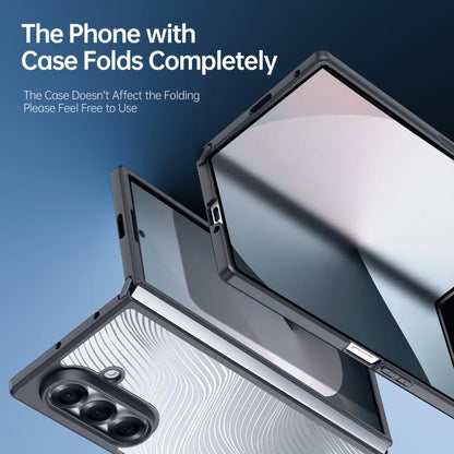For Samsung Galaxy Z Fold7 5G DUX DUCIS Aimo Series  Frosted Feel Phone Case(Black) - Galaxy Z Fold7 5G Cases by DUX DUCIS | Online Shopping UK | buy2fix