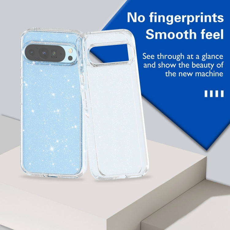 For Google Pixel 9 Terminator Style Shockproof Phone Case(Glitter White) - Google Cases by buy2fix | Online Shopping UK | buy2fix