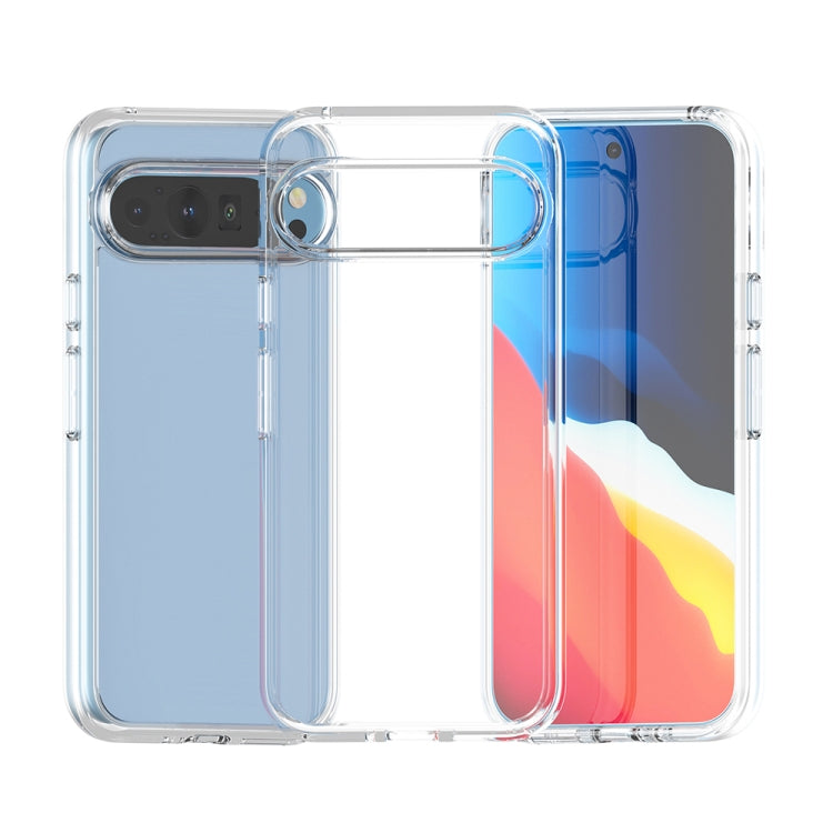 For ?Google Pixel 9 Pro Terminator Style Shockproof Phone Case(Transparent) - Google Cases by buy2fix | Online Shopping UK | buy2fix