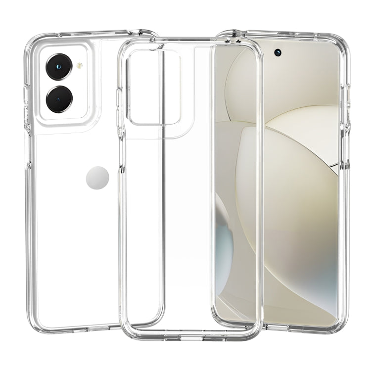 For Motorola Moto G Power 5G 2024 Terminator Style Shockproof Phone Case(Transparent) by buy2fix