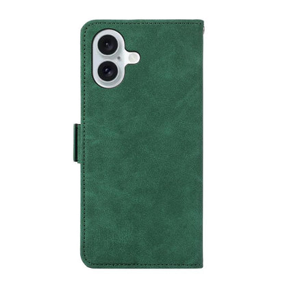 For iPhone 17 ABEEL Frosted Magnetic RFID Leather Phone Case(Green) - iPhone 17 Cases by buy2fix | Online Shopping UK | buy2fix