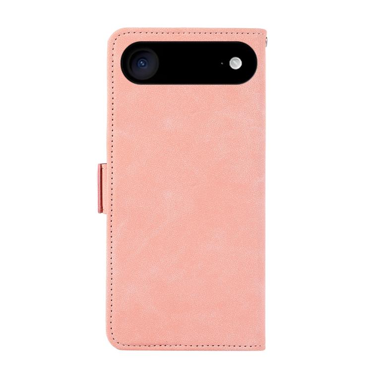 For iPhone Air ABEEL Frosted Magnetic RFID Leather Phone Case(Pink) - iPhone Air Cases by buy2fix | Online Shopping UK | buy2fix