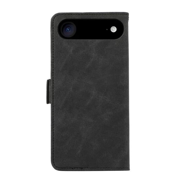 For iPhone 17 Air ABEEL Frosted Magnetic RFID Leather Phone Case(Black) - iPhone 17 Air Cases by buy2fix | Online Shopping UK | buy2fix